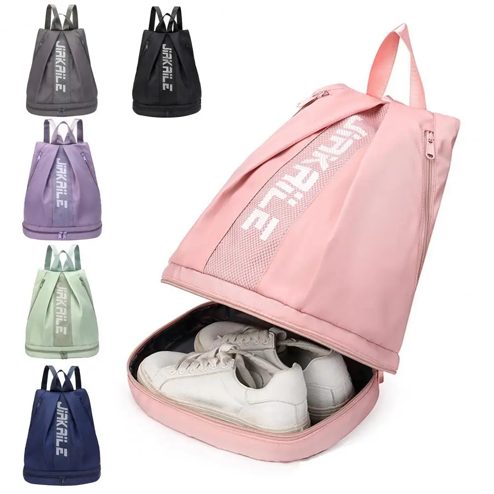 Large Capacity Duffel Bag, Women Travel Sports Bag Adjustable Strap For Outdoor Workout Weekend Trip Storage