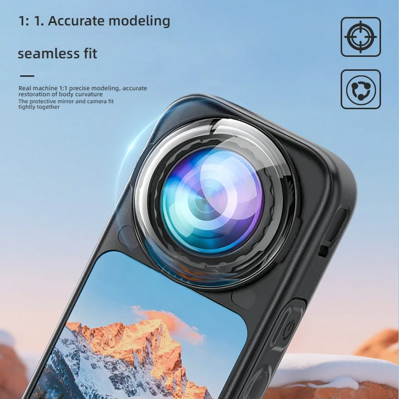 Lens Protector For Insta360 X6 Anti-Scratch Lens Cap Protector Cover Rotating Protective 360 Panoramic Camera Accessories