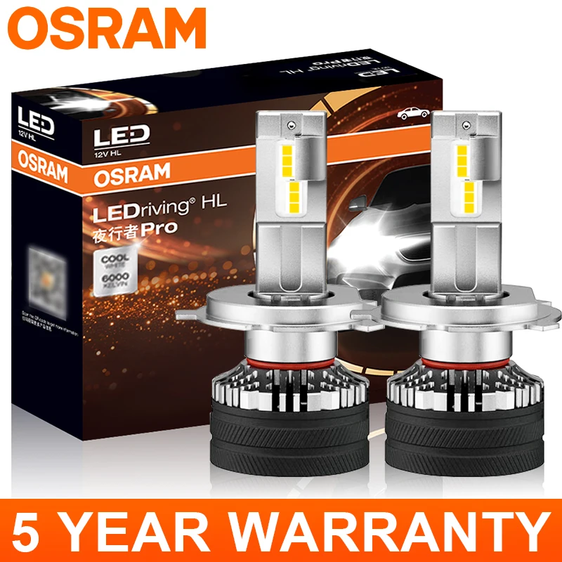 

OSRAM LEDriving YXZ Pro H7 H4 LED Car Headlight H8 H11 HB3 HB4 HIR2 9012 12V 6000K 70W Super Bright White Lamps Auto Bulb 2pcs