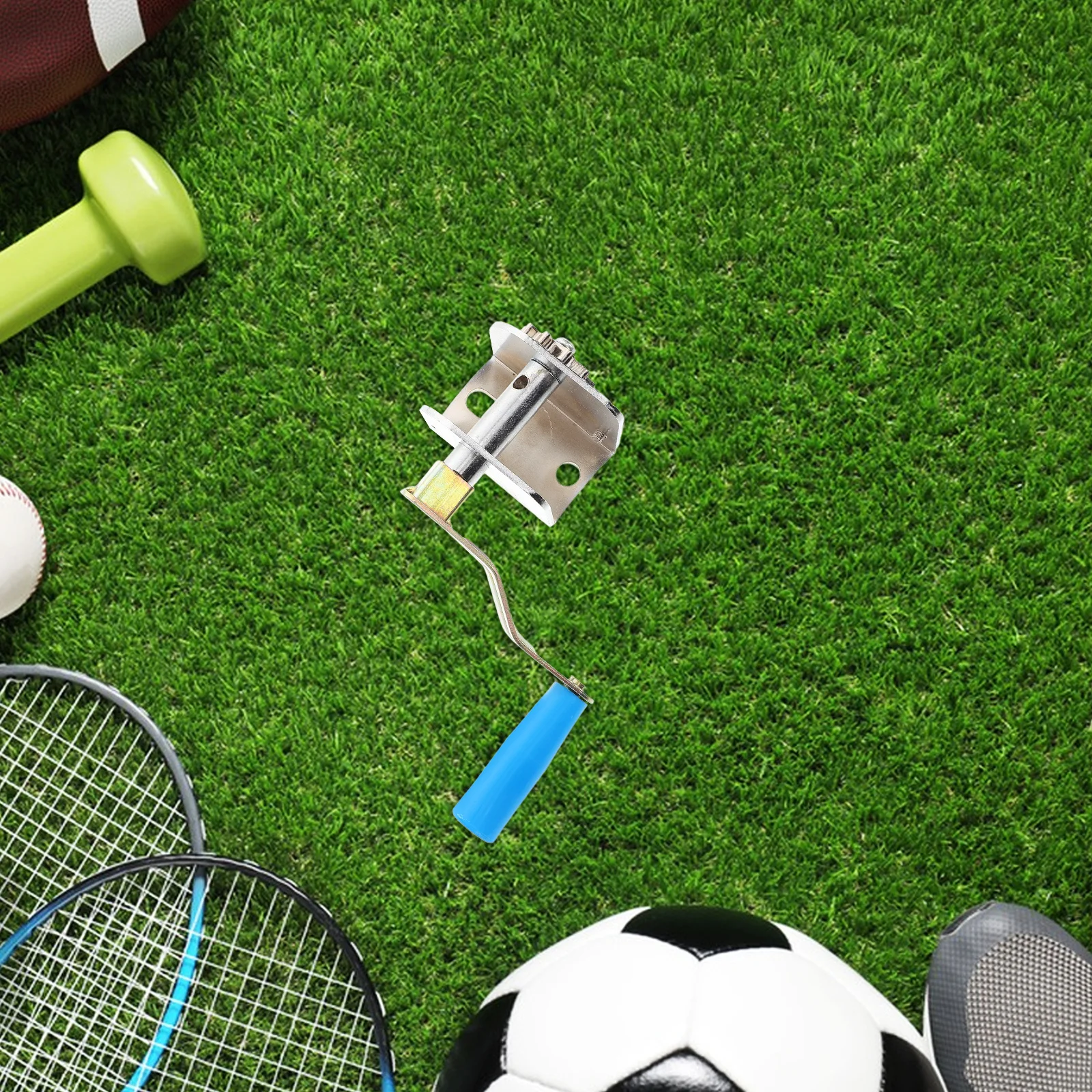 

Manual Hand Crank Tensioner Multifunctional Volleyball Badminton Net Accessory Robust Construction Quick Setup Travel Friendly