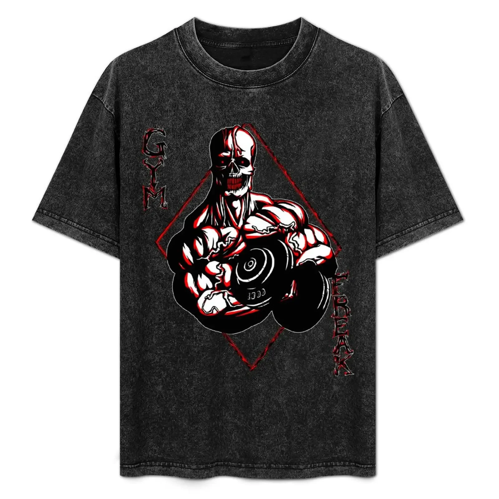 

Gym Freak T-Shirt Classic Graphic Short Sleeve Top