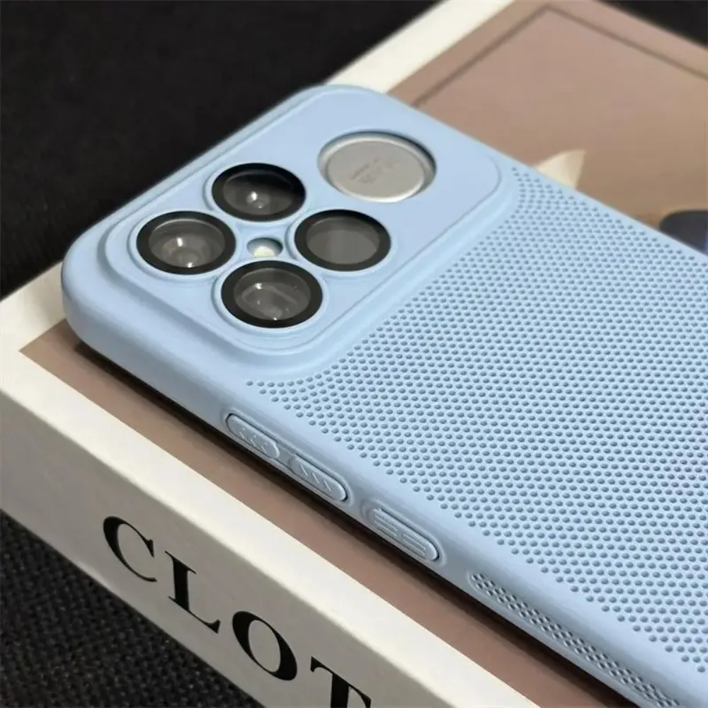 For XiaoMi Poco F9 Ultra F9 Pro Cover Honeycomb Mesh Heat Dissipation Hard PC Case For Poco F8 Ultra Pro Slim Protector Funda view 3