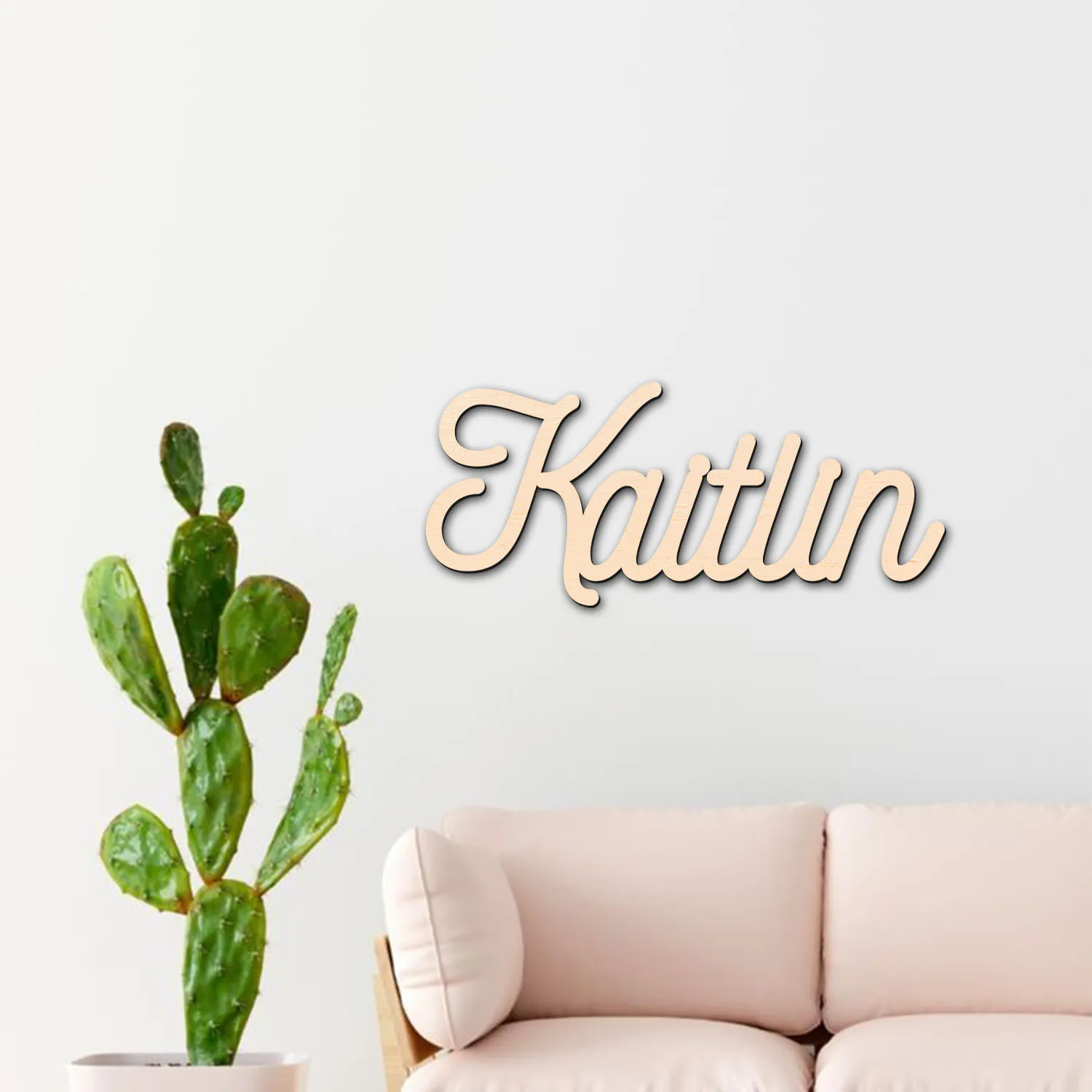 1pc Custom Name Sign,Customized Gifts,Wooden Name PlaqueMulti Color Select,Modern Home Decor,