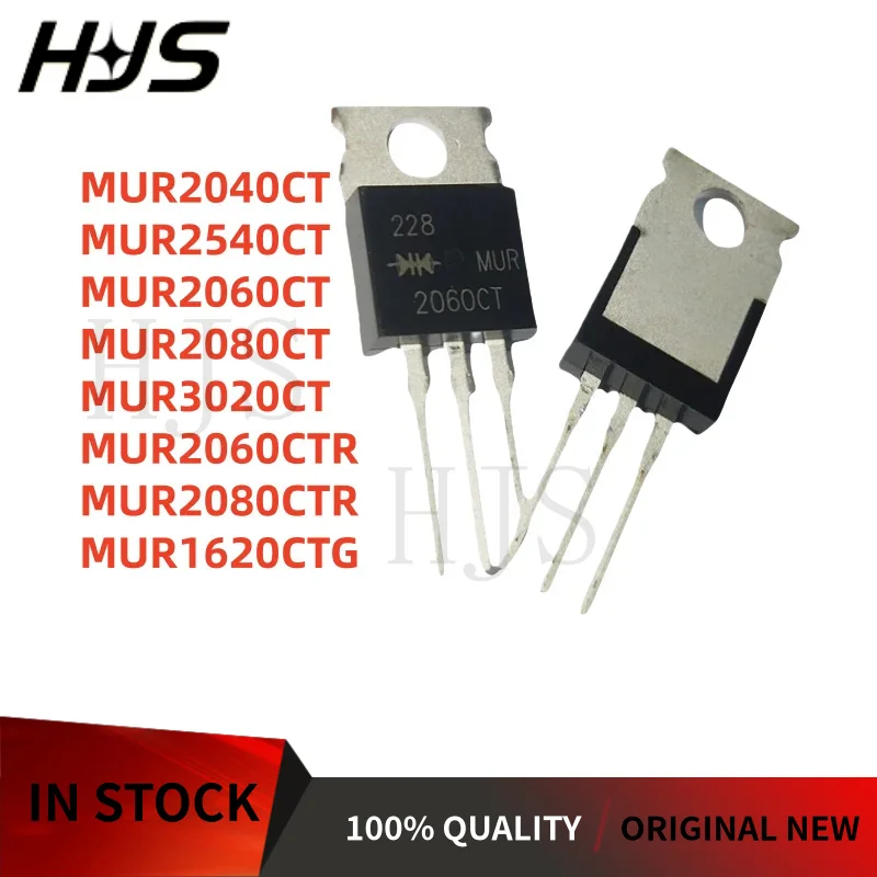 10pcs 100%New MUR2040CT MUR2540CT MUR2060CT MUR2080CT MUR3020CT MUR2060CTR MUR2080CTR MUR1620CTG TO-220 In Stock