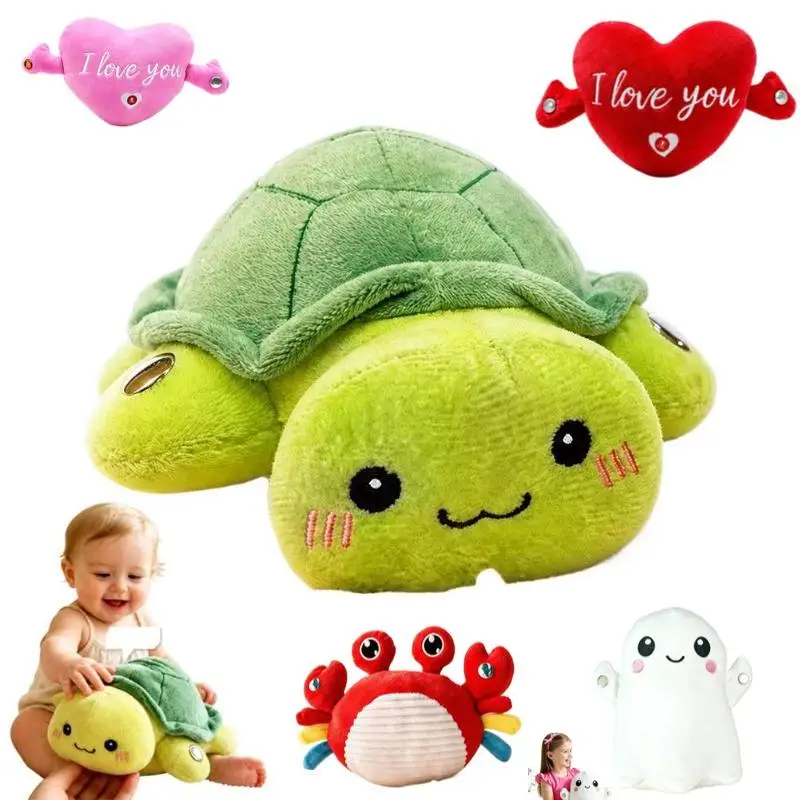 Interactive Sensory Music Plush Toy Touch Activated Soothing Sound Stuffed Doll Parent Child Rhythm Learning Toy For Gift