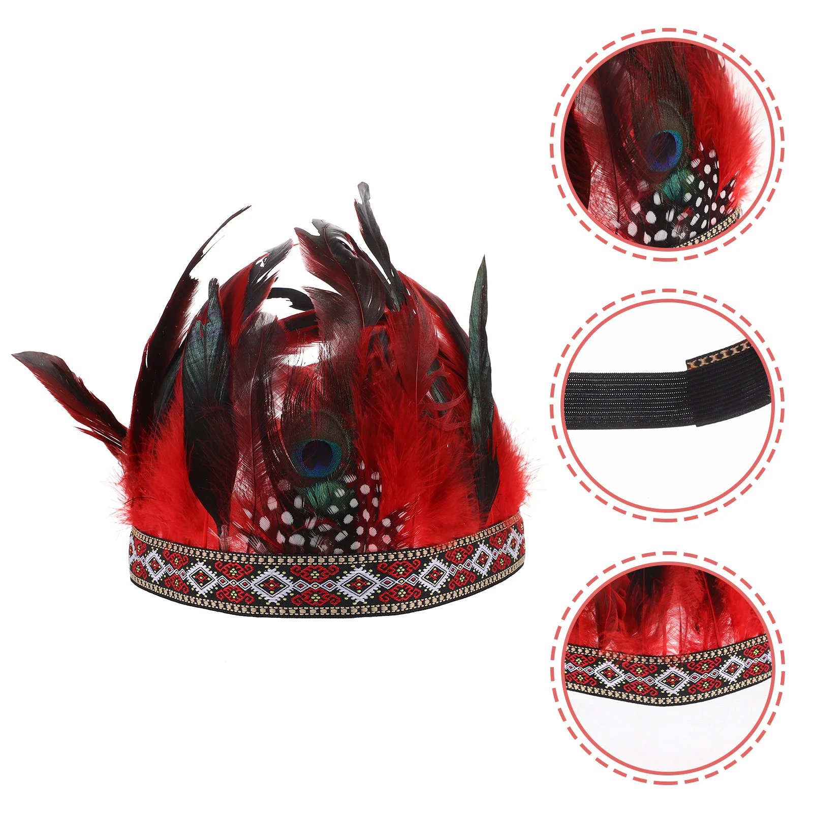 

Plumage Party Headpiece Unique Carnival Headdress for Women Festival Performance Decorative Headband Carnival Headpiece