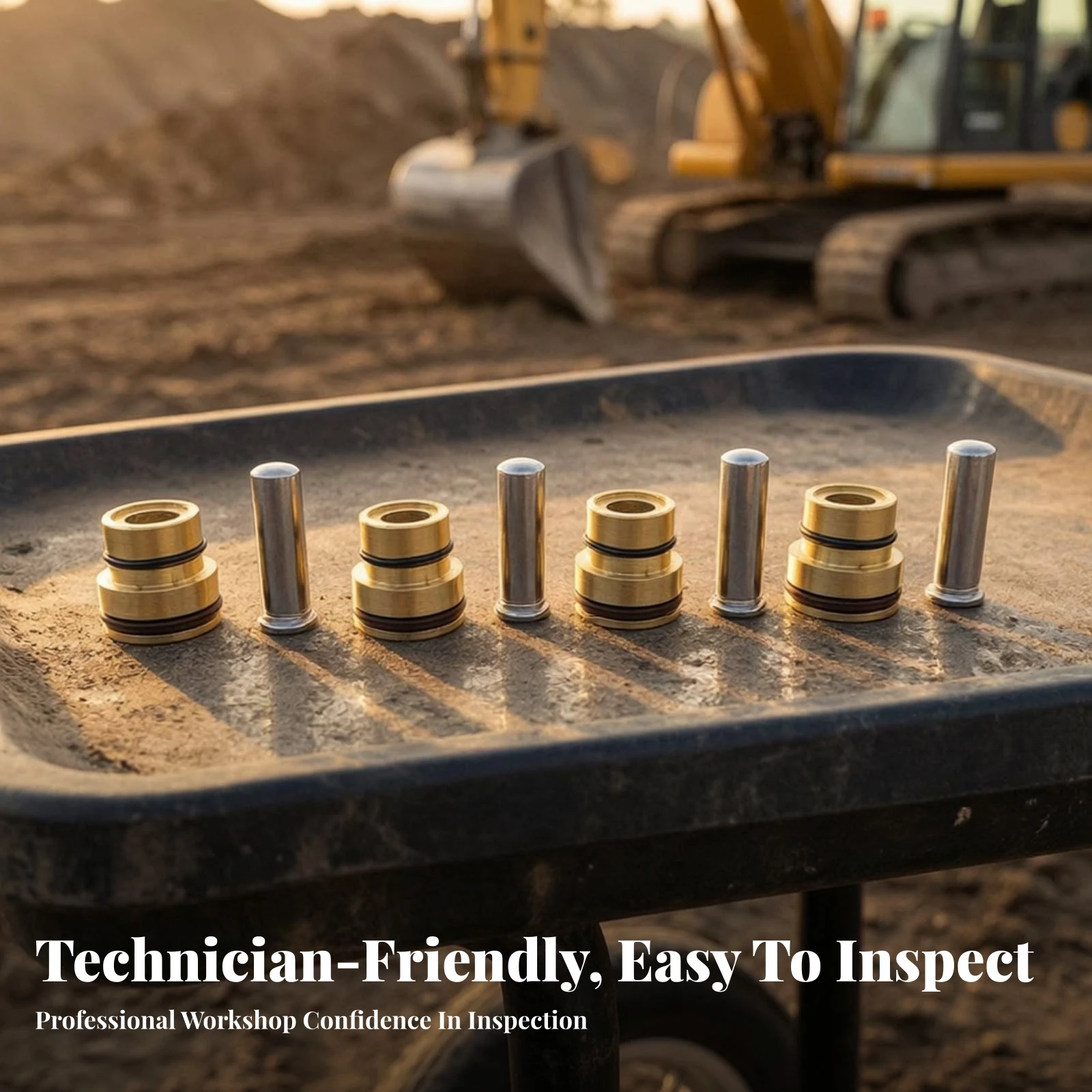 Excavator Joystick Control Valve Replacement Excavator Joystick Valve Alloy Steel Long-Lasting for Repair Technicians