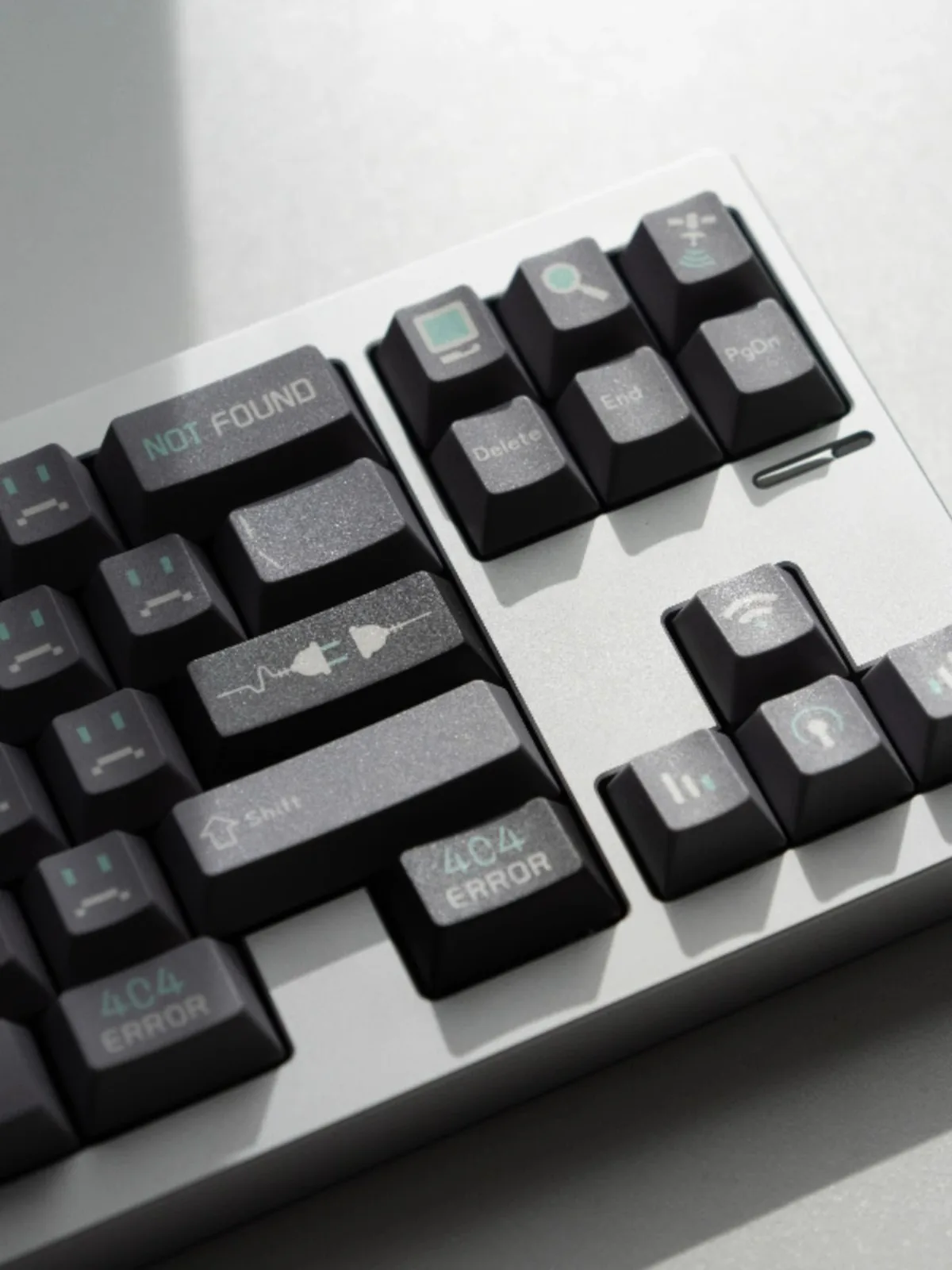 ERR·OR40·4 Teclas con perfil de cereza temáticas Personalización de teclado mecánico Teclas