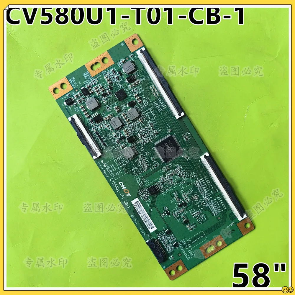 

CV580U1-T01-CB-1 T-CON Logic Board Suitable For 58UL2B63DB D58U551N4CWH 58PUS8542/12 V585-G1 Hisense 58AE7010F 58S5 58A7G 58R6E3
