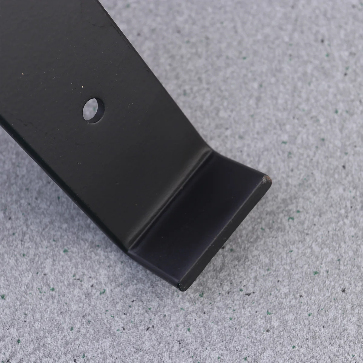 

Heavy Duty Z Shape Wall Shelf Brackets Hidden Metal Support 18Cm Black 1 Pair Durable Rustproof Smooth Edge Load