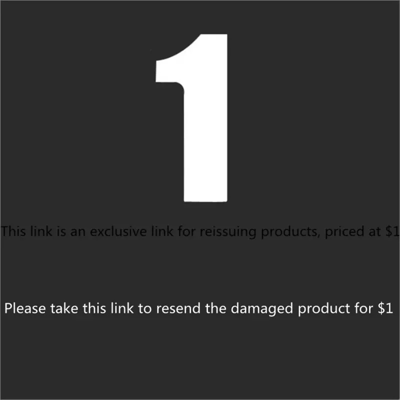 Please Take This Link To Resend The Damaged Product for $1，Make Up The Difference Special Shot Home Decor House Decoration