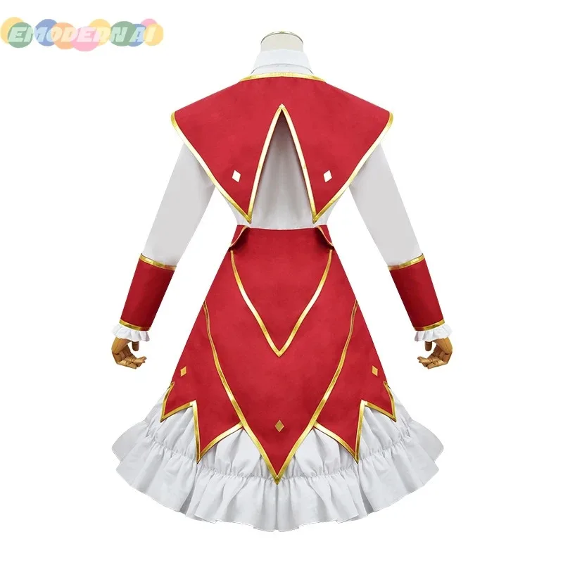 

hhh 2025Yumiella Dolkness Leader Demon Cosplay Anime Villainess Level 99 Costume Wig School Uniform Halloween Dress Christmas Su