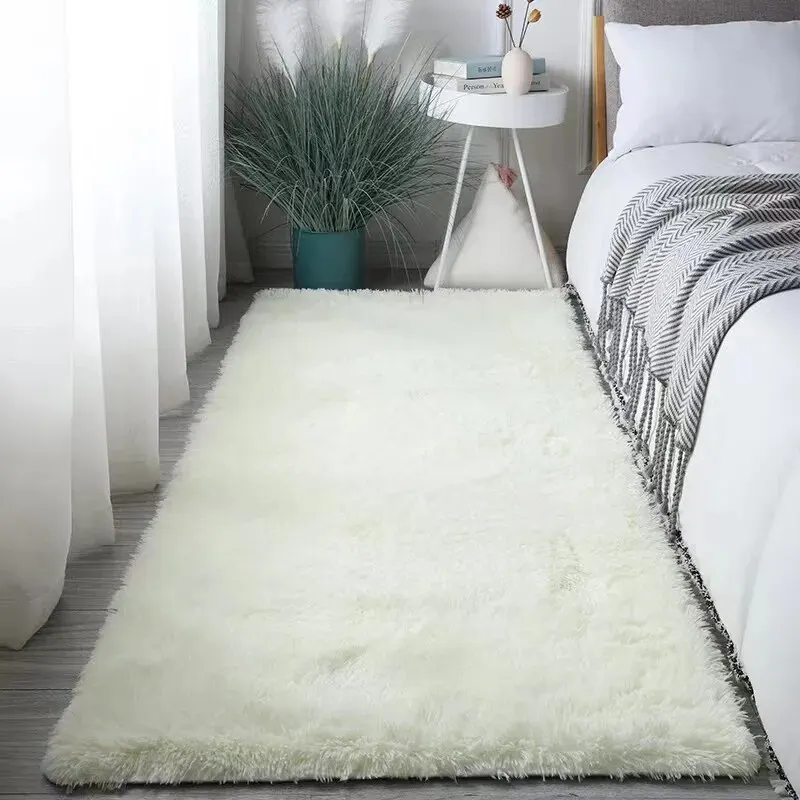 VIKAMA Fluffy Rugs Shaggy Bedroom Area Rugs Shaggy Non-Slip Rugs, Machine Washable Soft Shaggy Rugs Modern Soft Plush Rugs