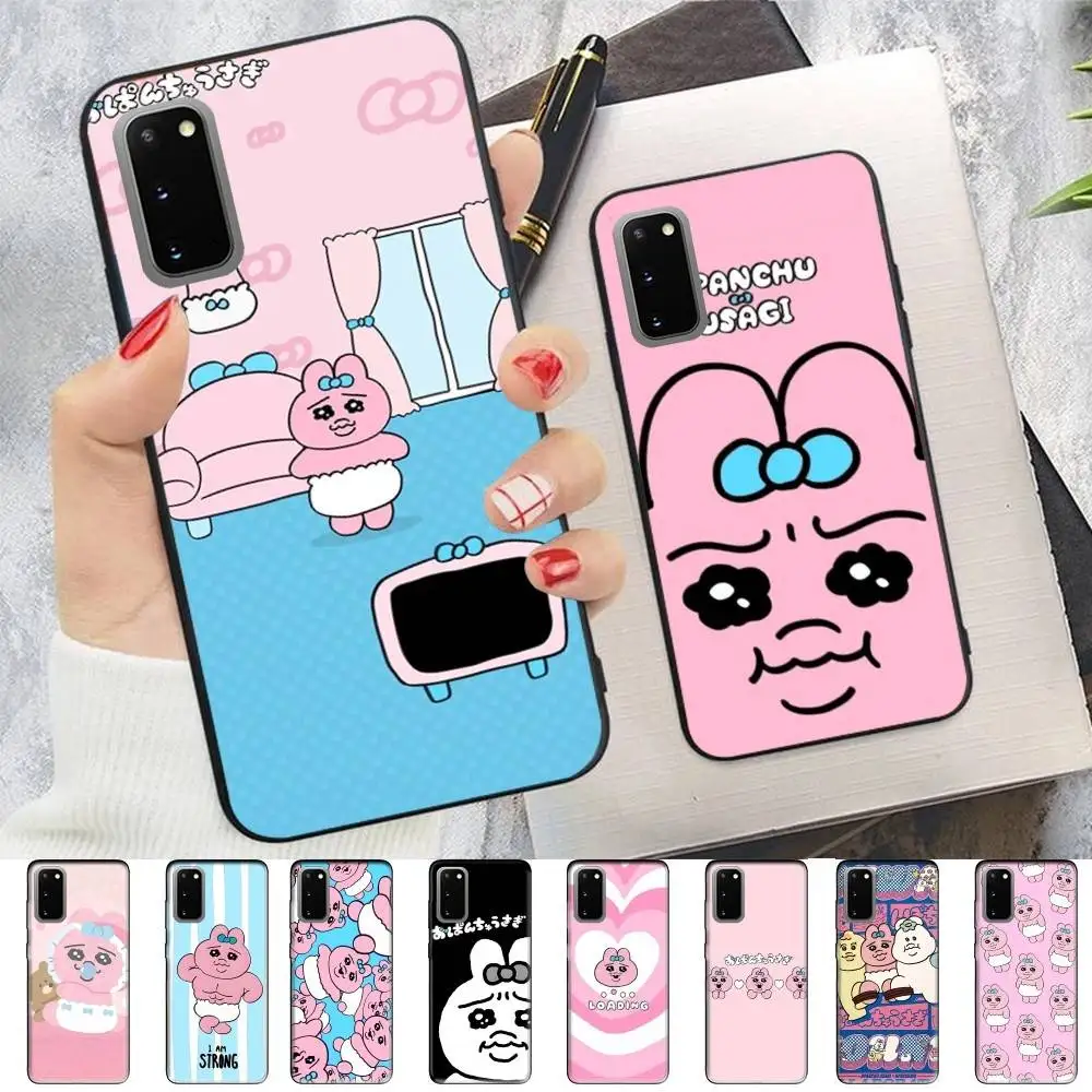 Cute Opanchu U-Usagi Cute Phone Case For Samsung S 24 Fe 25 Ultra Plus 20 Lite 21 30 22 23 24 22 Ultra 5G Fundas