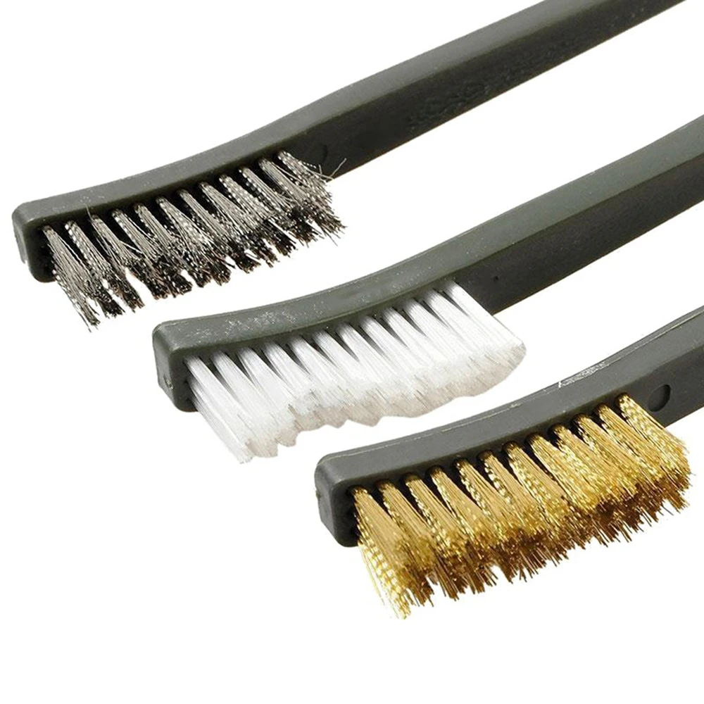 4pcs Nylon Car Cleaning Brushes Power Scrubber Drill Brush For Car Leather Air Vents Rim Cleaning Dirt Dust Clean Tools