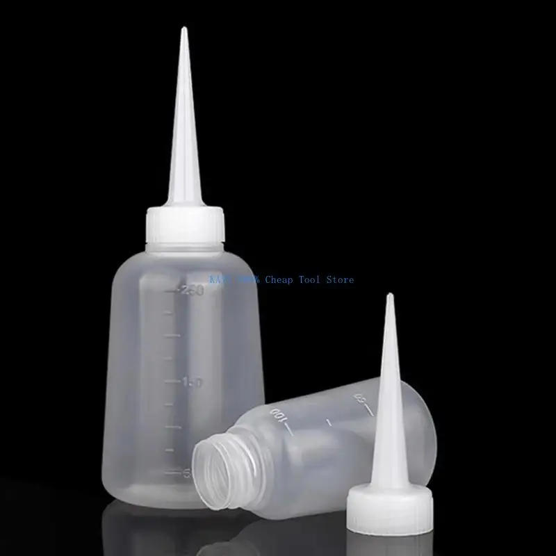 

G6KA Pack of 4 Plastic Squeeze Bottles with 4 Capacity for DIY and Craft Use
