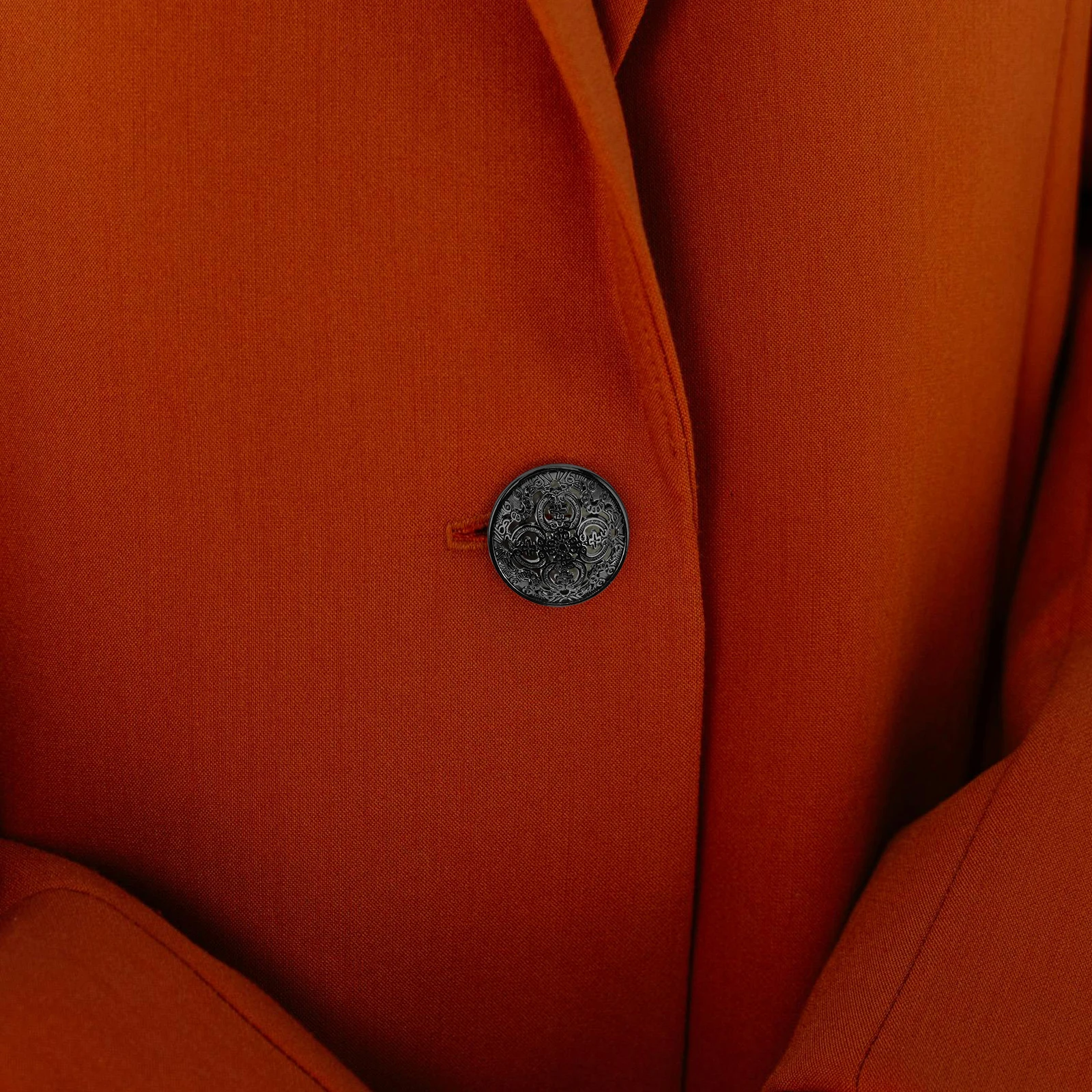 

30pcs 23Mm Metal Buttons Hollow Out Design For Diy Clothing Jackets Jeans Shoes Craft Sewing Fastener Button