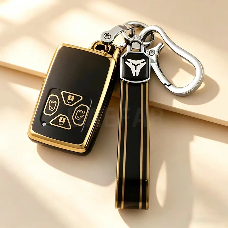 4 Buttons TPU Car Key Cover Case for Toyota Noah Tarago Mark X Yaris Estima RAV4 Voxy Corolla Auto Shell Fob Holder Protector