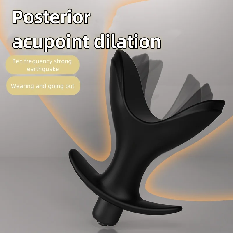 

V-shaped Silicone Anal Plug with Double Options for Both Men and Women's Universal Sex Toys That Can Be Worn Out Invisibly 18+