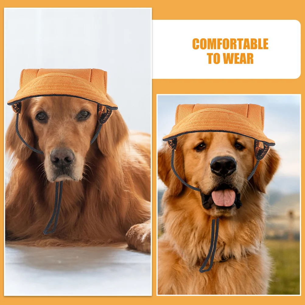 

Pet Baseball Cap Puppy Summer Sun Hat Small Medium Dogs Canvas Outdoor Sun Protection Decorative Dog Hat for Walking Traveling