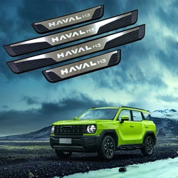 For Haval H3 2024 Car Accessories Door Sill Scuff Plate Pedal Protector Trim Auto Threshold Exterior Decoration Stickers