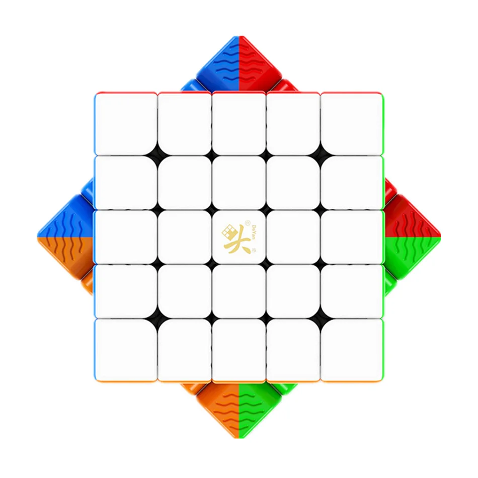 DAYAN 5 M Nezha 5x5 M Magnetic Magic Speed Cube Stickerless Professional Cubo Magico Puzzle Toy per bambini giocattolo regalo per bambini