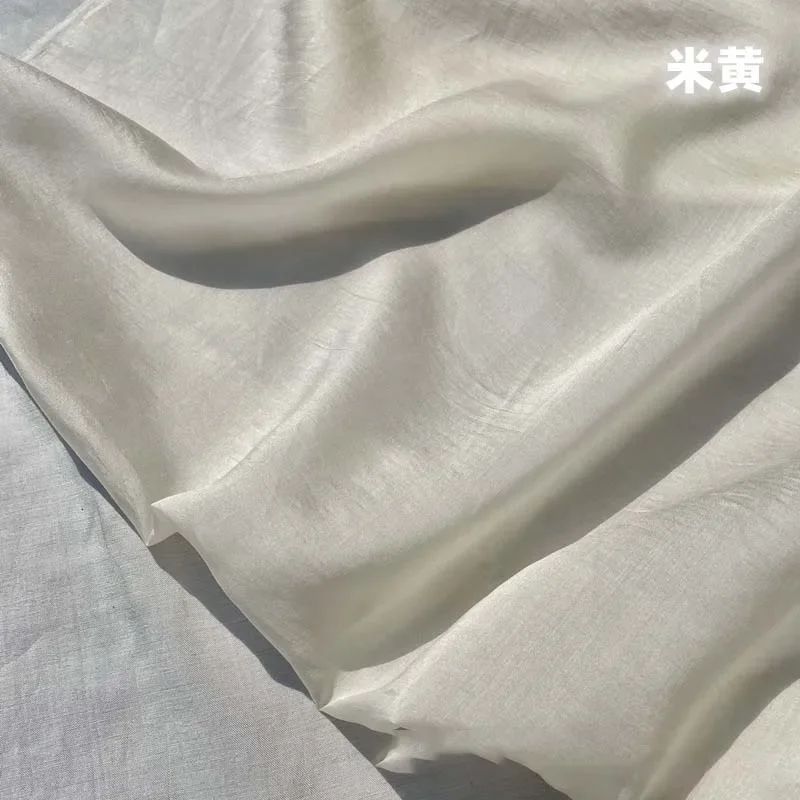 Zacht Duurzaam Natuurlijk Vezel Katoen Legergroen Paars Zoete Aardappel Unieke Kleur Ademend Textiel voor Zomer Kleermakerij H