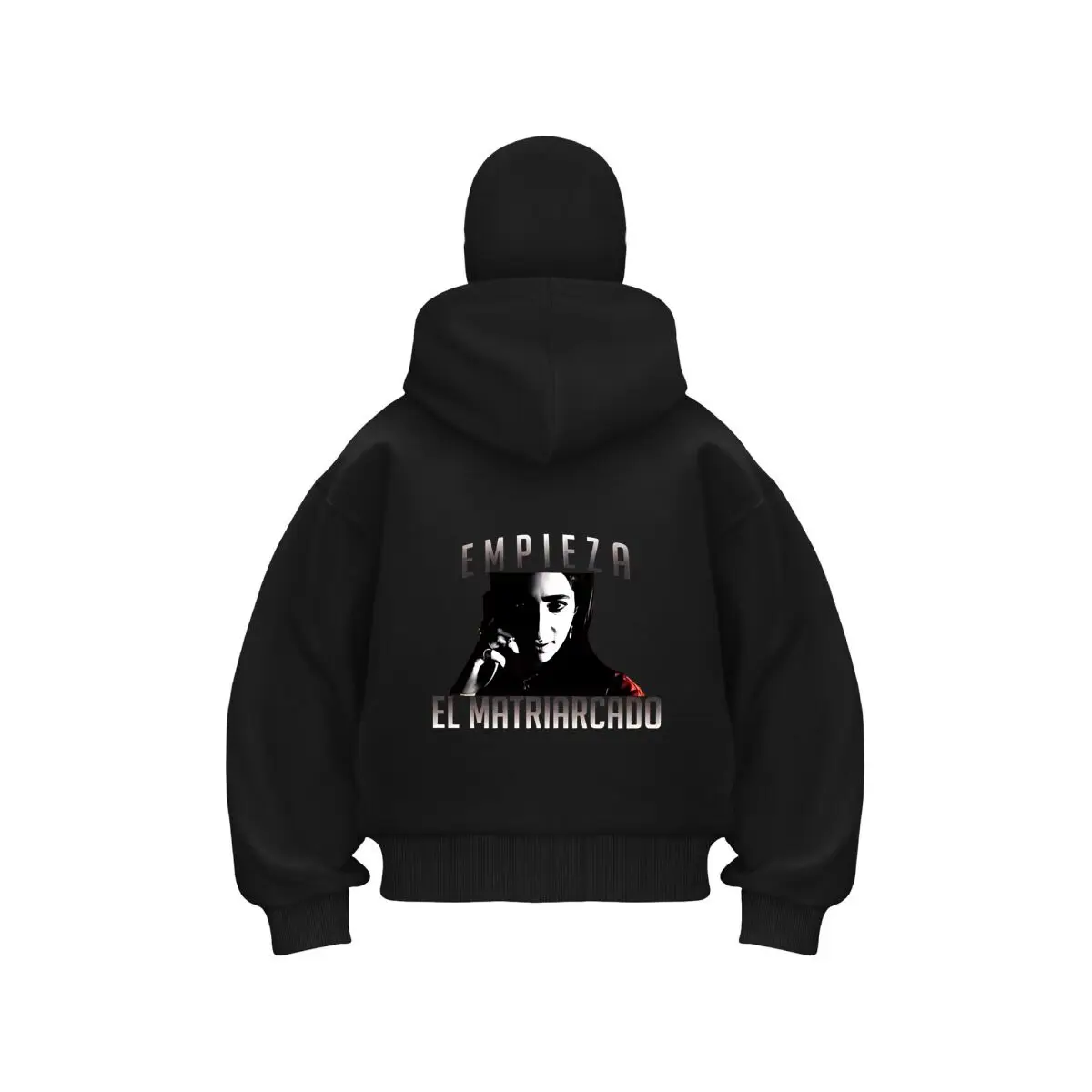 Empieza El Matriarcado Nairobi Máscara de dinero La Casa Heist De Papel Dali Otoño Moda unisex Sudadera con capucha de doble capa