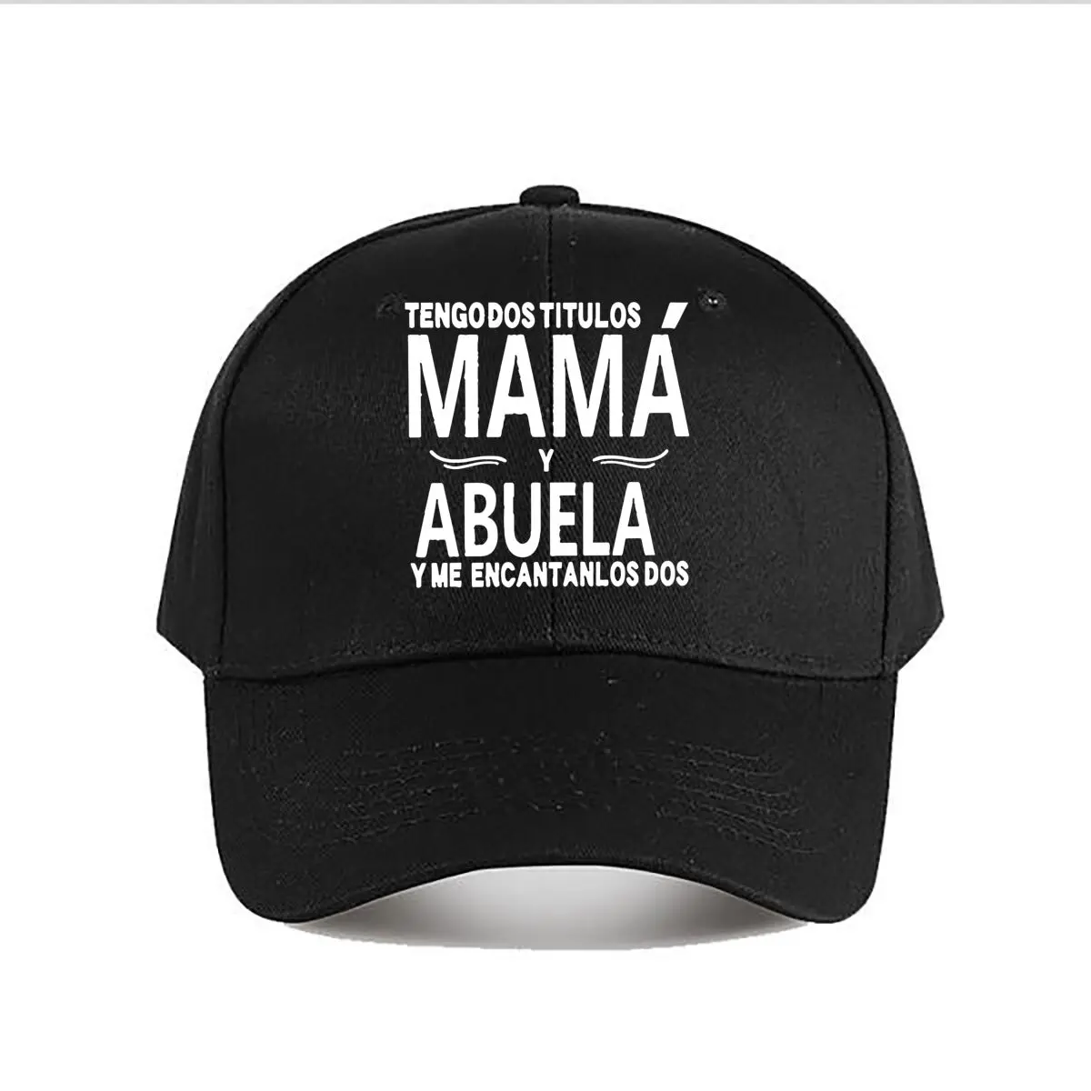Vintage Baseball Cap Mama Abuela Quote Mother's Day Gift Baseball Cap Fashion Men Sunhat Women's Outdoor Sports Snapback Cap
