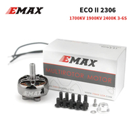 EMAX ECO II Series 2306 Brushless Motor 6S 1700KV / 1900KV 4S 2400KV Motor for RC FPV Drone Racing Quadcopter Spare Parts