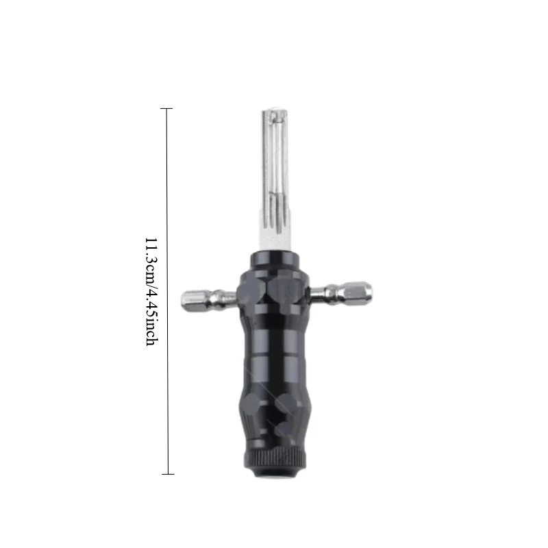 10 in 1 Tubular Lock Pick Set Interchangeable Stainless Steel Keys Unlocking Tool for Locksmith Professional Use Daily Unlocking view 6