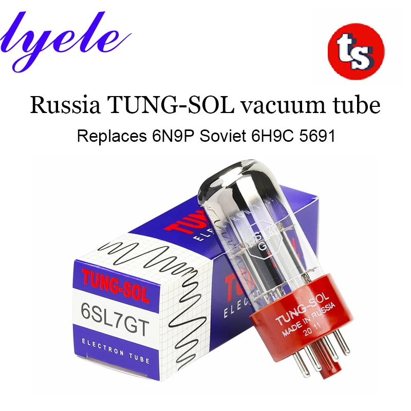 Tung Sol 6SL7GT Vacuüm Buis Vervanging 6N9P/6H9C/5691 Fabriek Precisie Bijpassende Voor Buizenversterker En Geluid Versterker