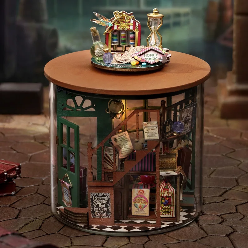 Rompecabezas 3D Magic Garden para niños, juguete modelo de ensamblaje DIY, juguete de construcción divertido y creativo, regalo de alta gama para niños y niñas, toma perfecta