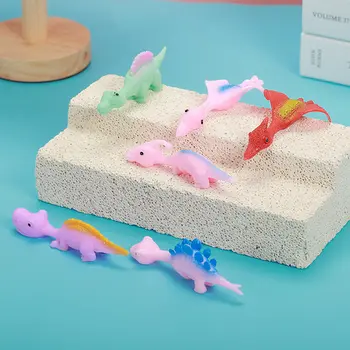 10/20個恐龍手指彈射器減壓玩具,TPR材質,手指恐龍彈弓,適合兒童生日派對惡作劇,顏色隨機 10 最佳銷售 大量派對禮品 - №9