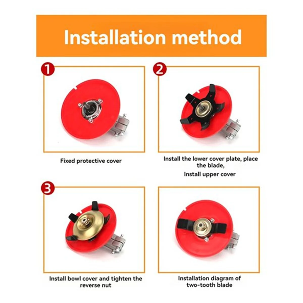 ABLG Универсальный кусторез, триммер с металлическими лезвиями, триммер для садовой травы, родный поле, газонокосилка для сухой земли, станок