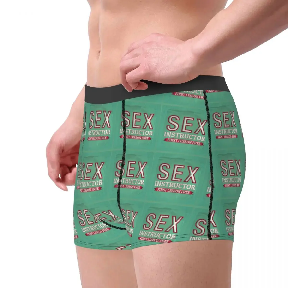 Custom Sex Instructor Boxers Shorts Men Briefs Underwear Sexy Underpants