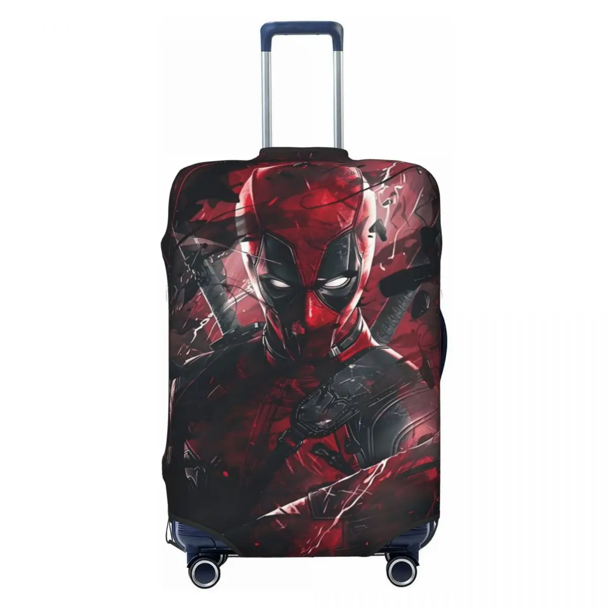 

Custom Deadpool Cool Luggage Cover Protector Funny Vintage Anime Cartoon Travel Suitcase Protective Cover for 18-32 Inch