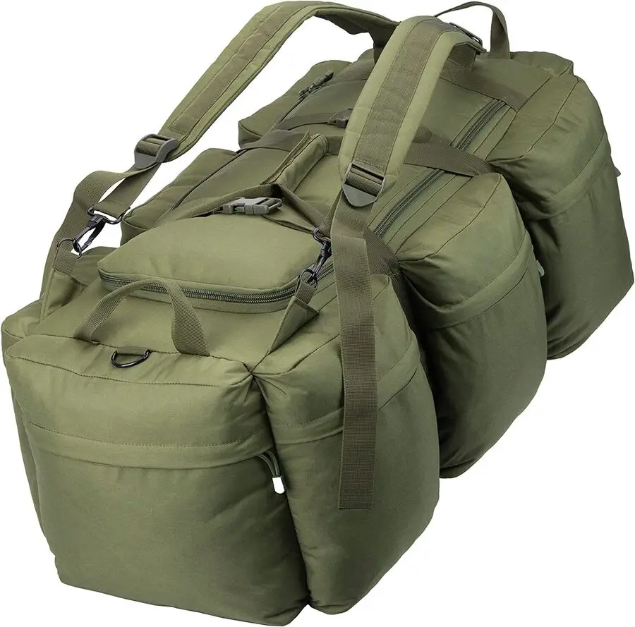 Military Duffle Bag, Extra Large, Deployment Bag, Load Out Bag, Sports Gear Bag, 105L