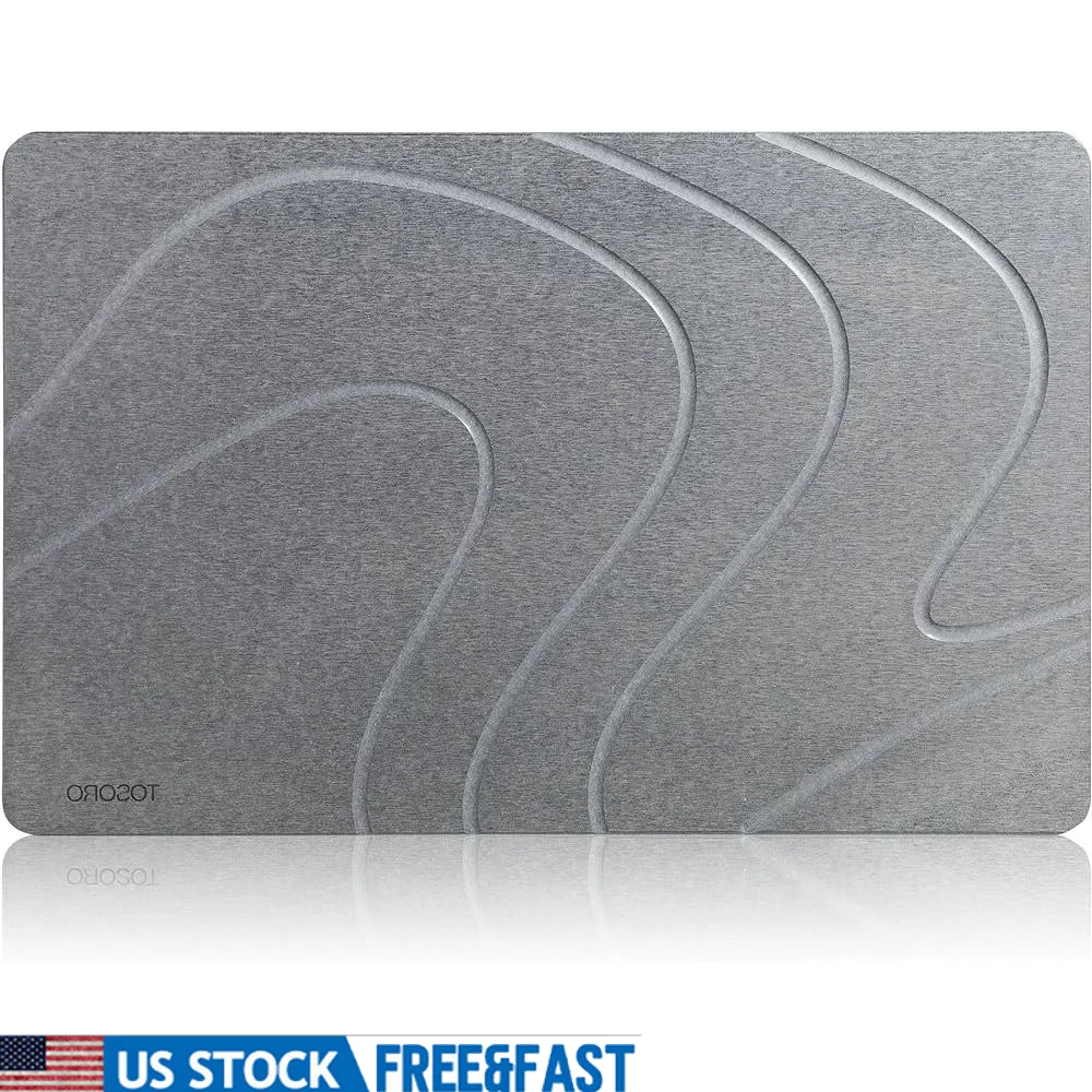 

Коврик для ванной с диатомовой землей, нескользящий, быстросохнущий, впитывающий каменный коврик для душа, современный дизайн, элегантный аксессуар для ванной комнаты