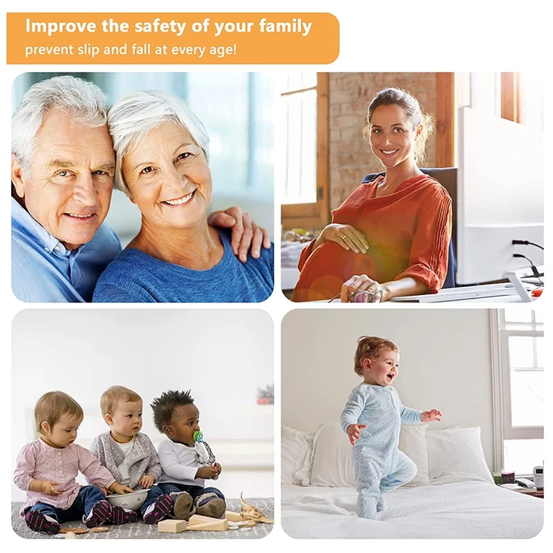 Наклейки на пол для ванной, противоскользящие, прозрачные, Нескользящие