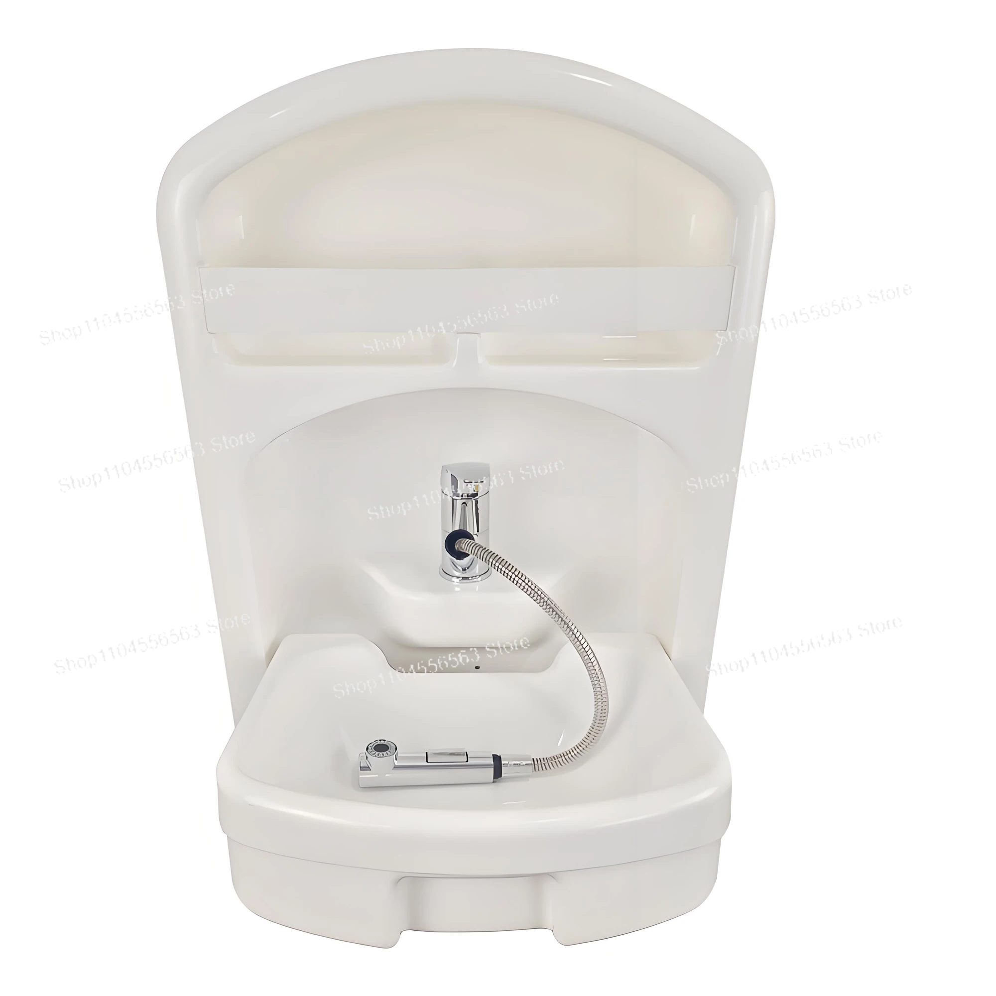 

RV Bathroom Basin Sink Foldable Acrylic with Scalable Faucet for Camper Caravan Travel Trailer Motorhome Marine Washroom