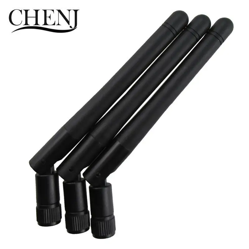 2Pcs Dual Band WIFI Antenna 10dBi 2.4G 5G 5.8G SMA Male Amplifier WLAN Router Singal Booster