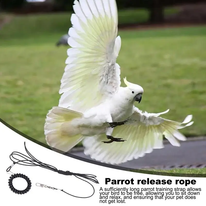 Bird Harness For Cockatoo Multipurpose Outdoor Bird Harness Lightweight Macaws Harness Soft Parrot Harness For Cockatoos