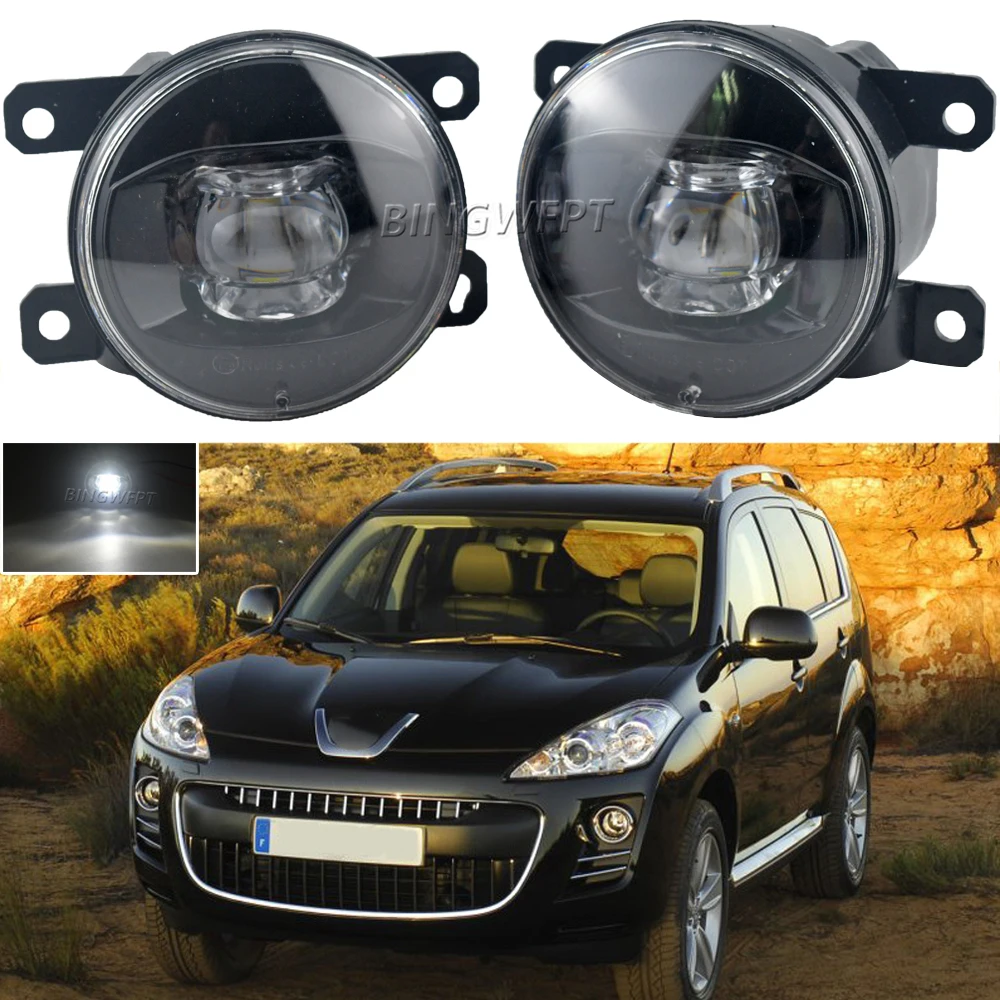 

Fog Light Car LED Fog Lamp DRL For Peugeot 4007 GP_ 2007-2010 2011 2012 Daytime Running Light