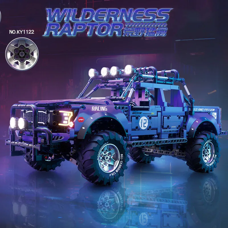 Technical ORV ATV Building Block Raptor Pickup Truck Model 2IN1 Buddgy Vehicle Steam Construction Brick Toys For Kids Gifts