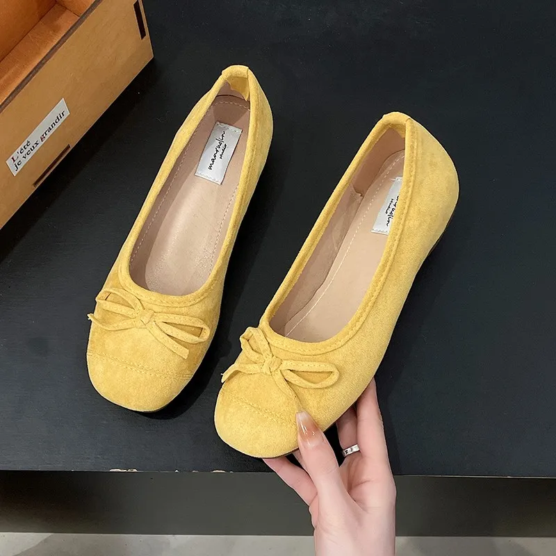 Women's Hidden Heel Flats 2026 New Spring and Summer Slip-On Shallow Loafers, Moccasins, Mary Jane Shoes, Evening Shoes
