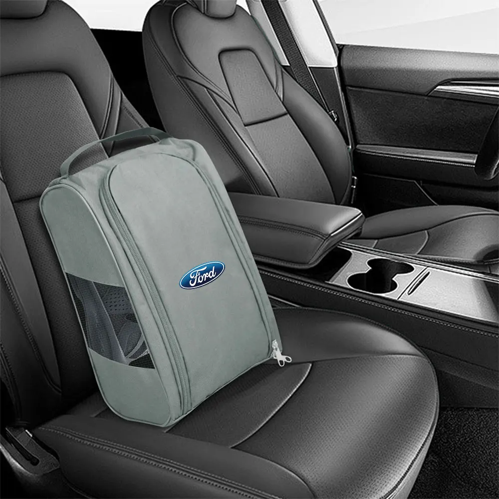 1pcs Car Emblem Sneaker Storage Bag Outdoor Shoes Storage Tools For Ford Ranger ST Focus Galaxy Mondeo Transit Tourneo Mustang - view 5