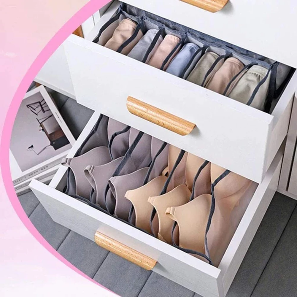 

ABWP-Underwear Storage Box Foldable Bra Underwear Drawer Storage Box Underwear Compartment Underwear Storage Box