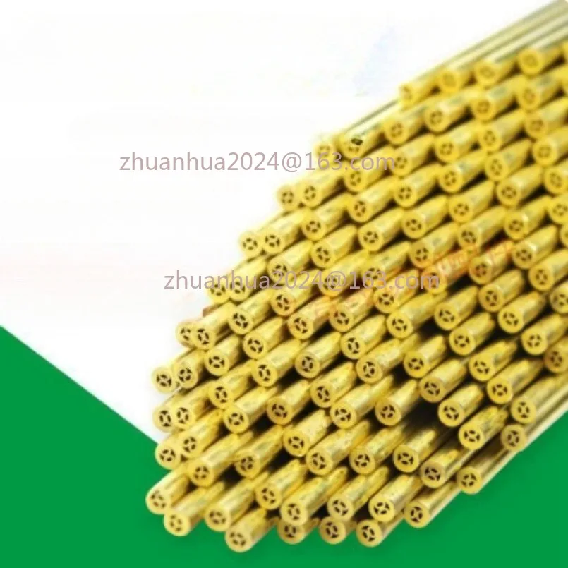 Brass Electrode Tube Multihole 4 Holes 1 -3.0mm x 400mm for EDM Drilling Machine