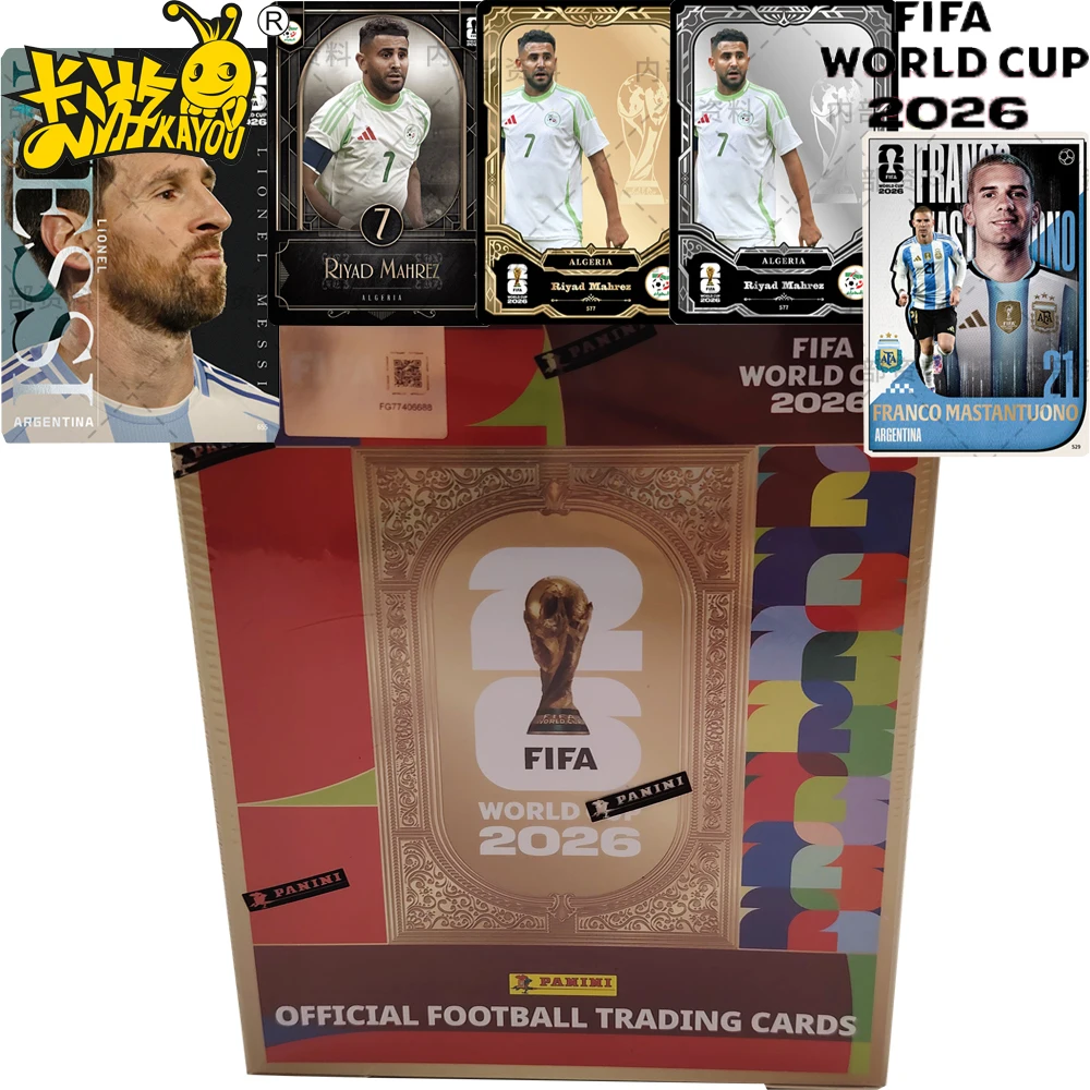 

Original KAYOU & PANINI FIFA World Cup 2026 Collection Card Football Players Exquisite Craftsmanship Creative Cards Kids Gifts